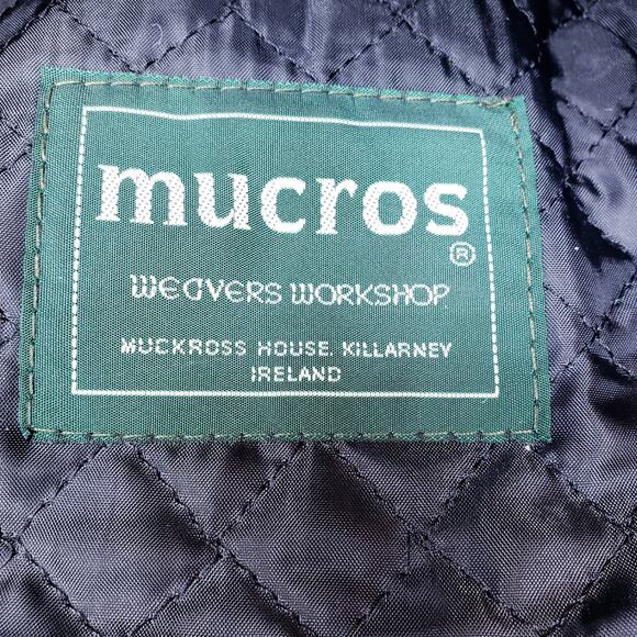 NWT MUCROS WEAVERS Trinity Wool Newsboy Flat Cap Herringbone Irish Tweed in XL - Picture 10 of 12